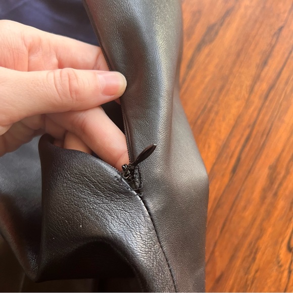 Alexander McQueen leather ruffle skirt - Picture 10 of 11